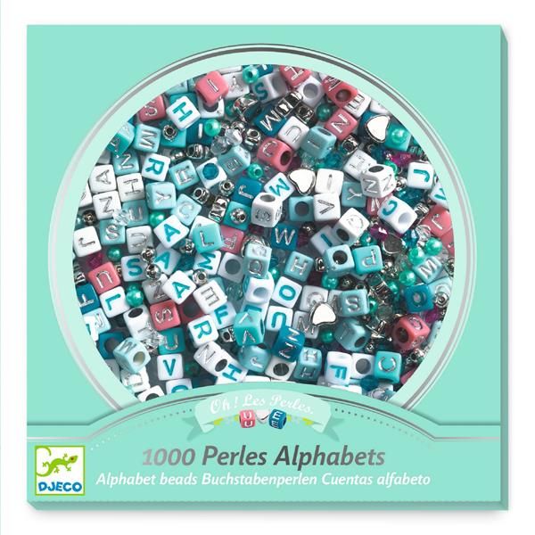 Perles Alphabet – Argent