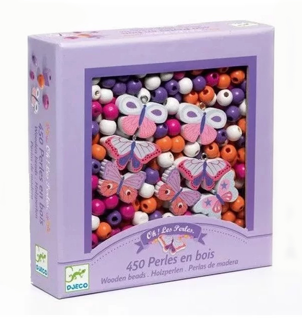 Perles en Bois – Papillons