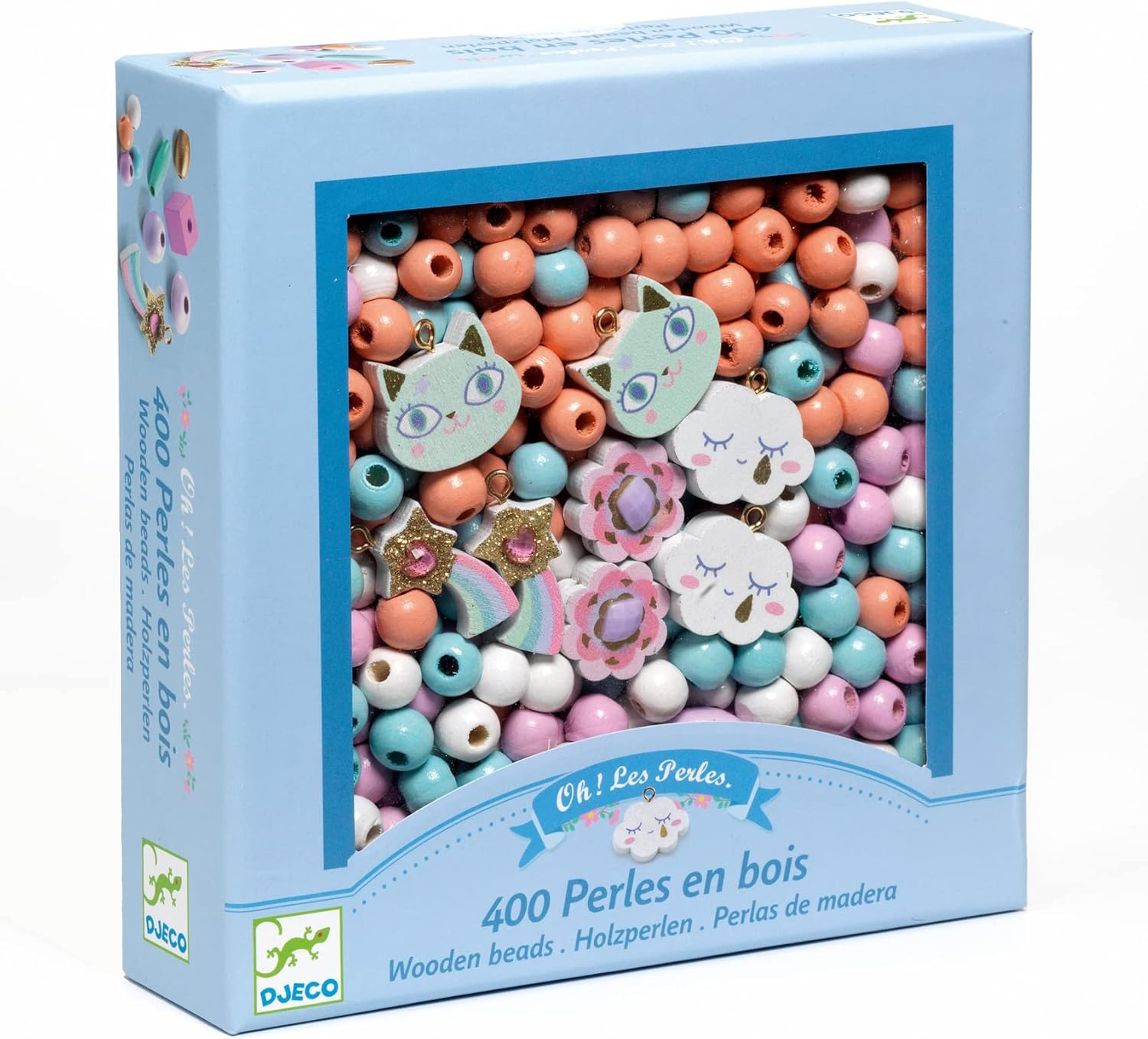 Perles en Bois – Arc-en-ciel