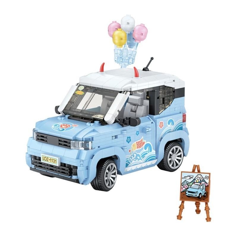 LOZ Blocks – Voiture Mini Bleue