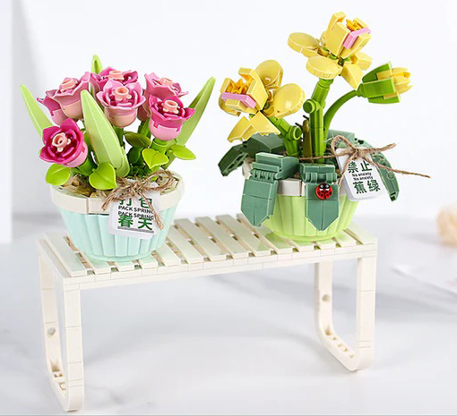 LOZ Blocks – Tulipe de printemps et Orchidée