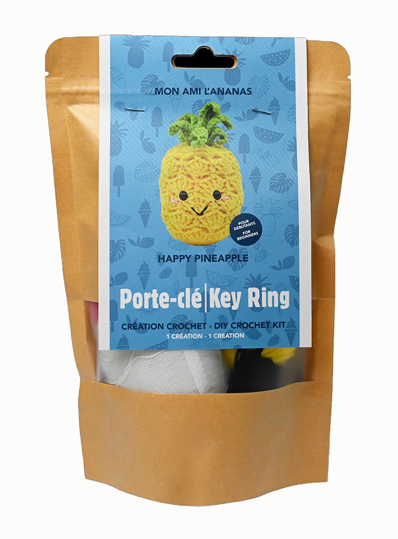 Création Crochet – Porte-clé Mon ami L’Ananas