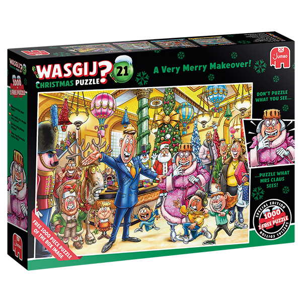 Wasgij Christmas #21 – Nouveau Look pour Noël! (2 x1000 pièces) – Jumbo