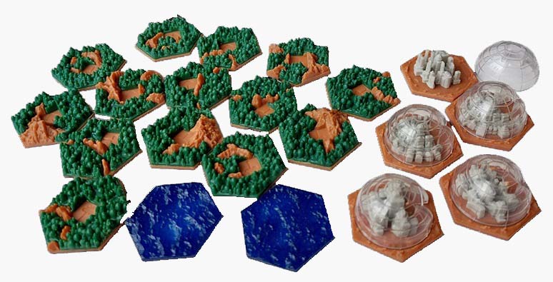 Terraforming Mars – 3D Tuiles Amazonis (ext)