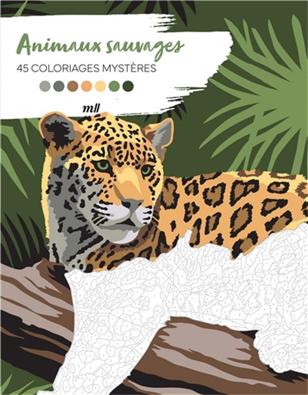 Animaux Sauvages – 45 Coloriages Mystères