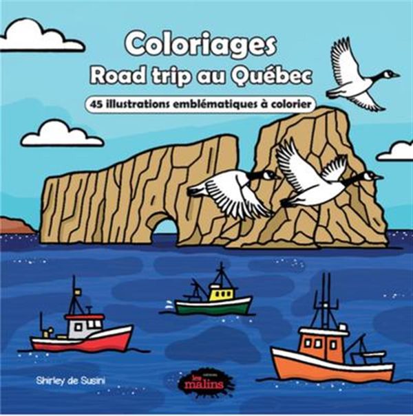 Coloriage – Road Trip au Québec