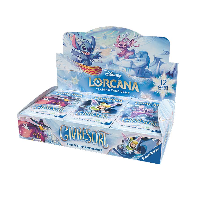 Disney Lorcana 11: Givresort – Boîte scellée de 24 Boosters