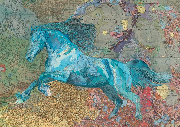 Map Art – Map Horse (2000 pièces + Poster) – Heye