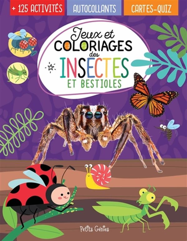 Jeux et Coloriages des Insectes et Bestioles
