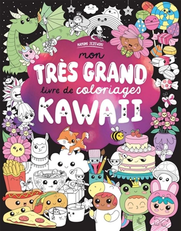 Mon Très Grand Livre de Coloriage – Kawaii