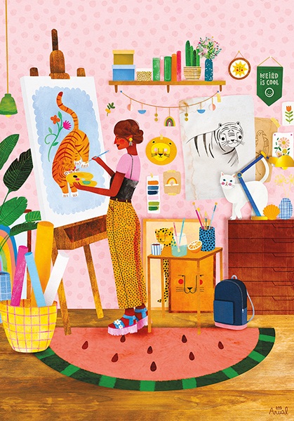 Atelier d’artiste (1500 pièces) – Nathan