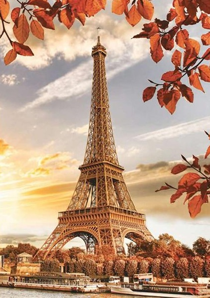 Tour Eiffel en automne (1000 pièces) – Nathan