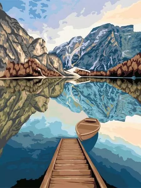 CreArt – Lake View (Canvas Edition)