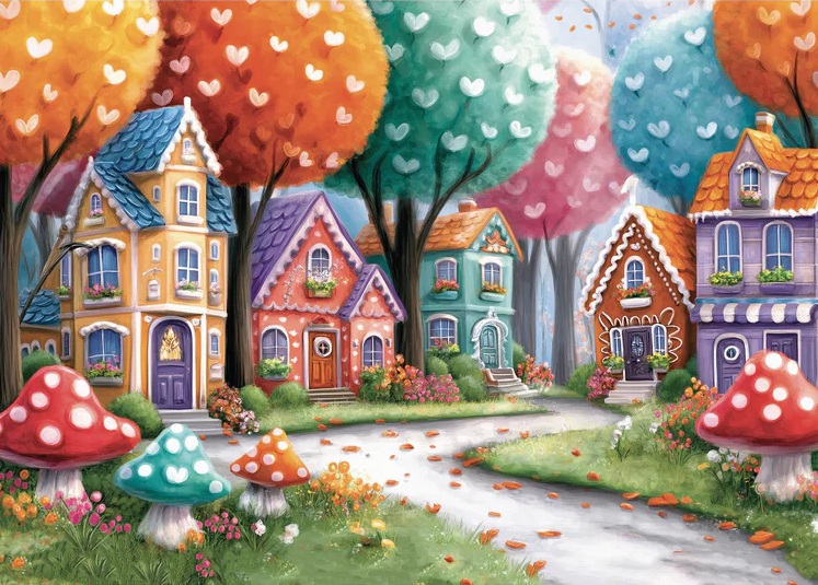 Rainbow Colored Street (1000 pièces) – Delfy