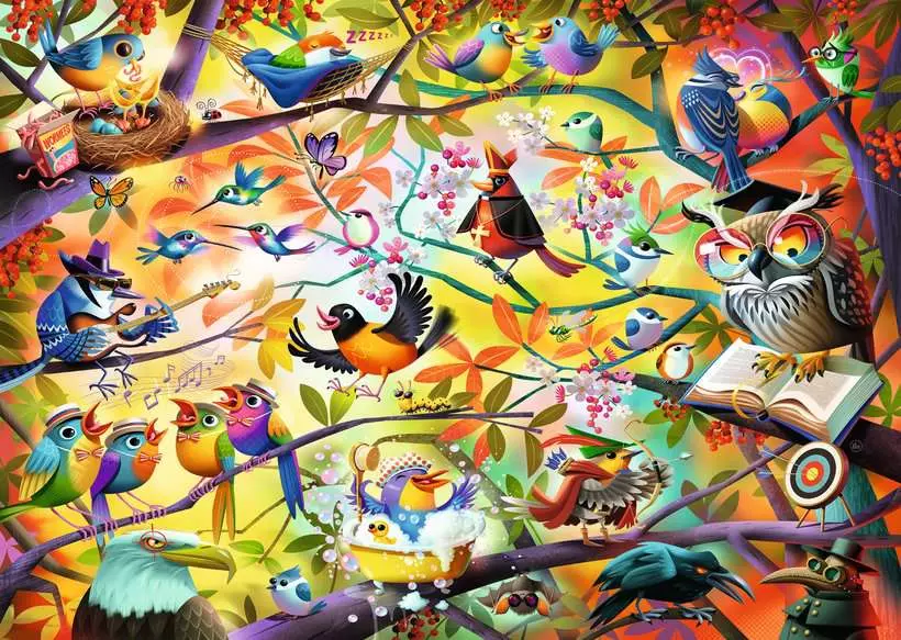 Busy Birdies (1000 pièces) – Ravensburger