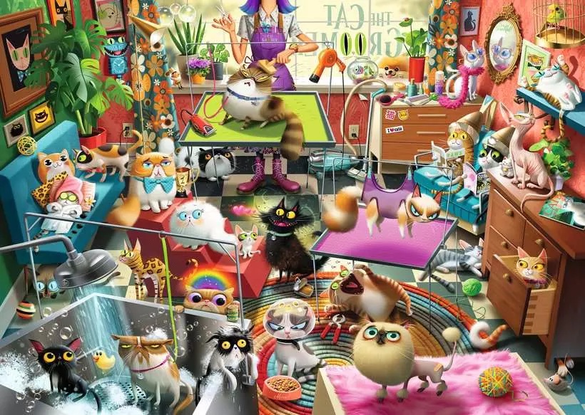 The Cat Groomer (1000 pièces) – Ravensburger