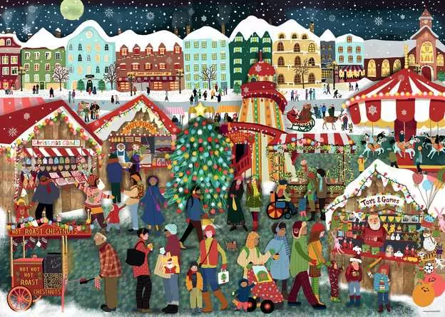 Christmas Market (1000 pièces) – Ravensburger