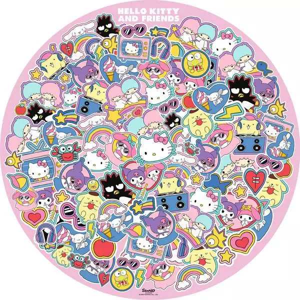 Hello Kitty and Friends- Rond (500 pièces) – Ravensburger