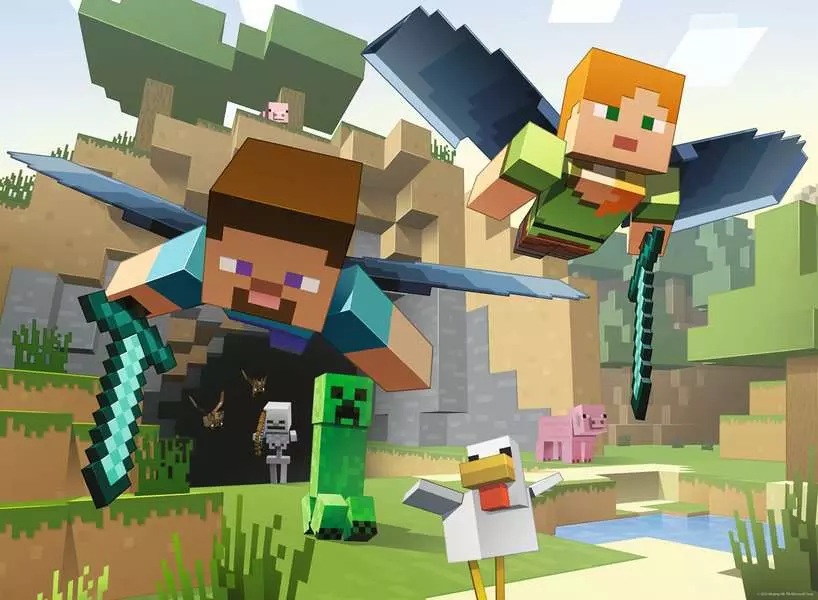 Minecraft Adventures (200 pièces XXL) – Ravensburger