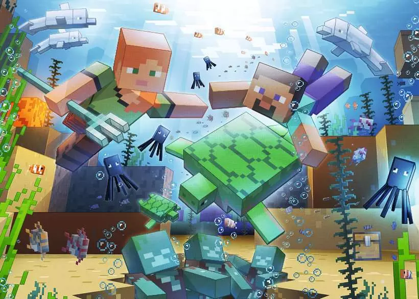 Minecraft Mosaic (1000 pièces) – Ravensburger