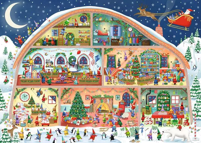 Santa’s Workshop (1000 pièces) – Ravensburger