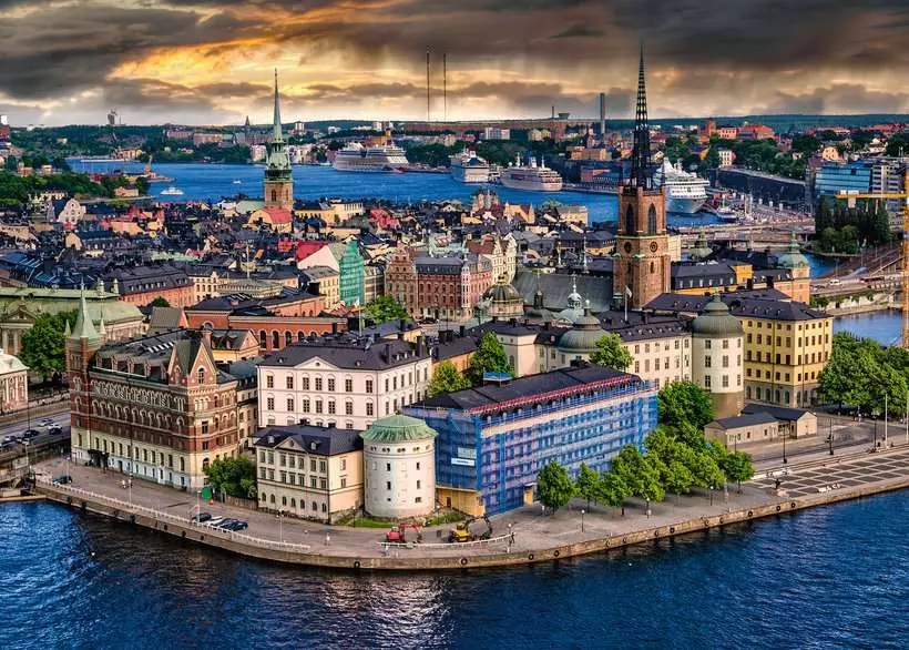 Scandinavian Places – Stockholm Sweden (1000 pièces) – Ravensburger