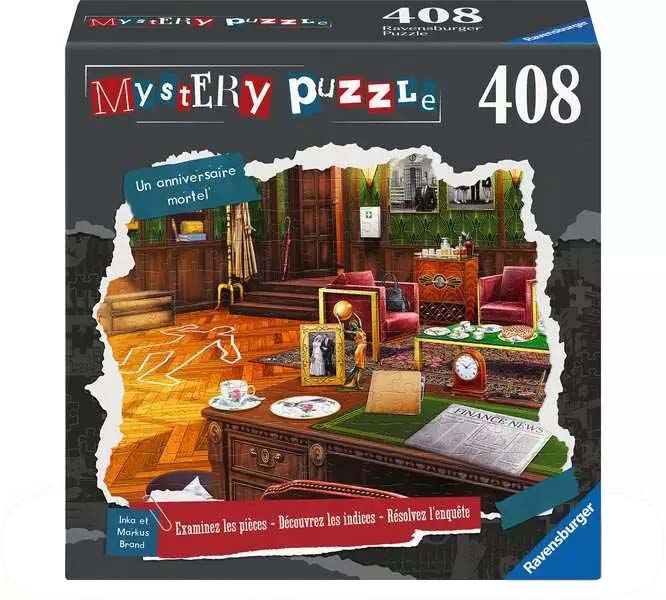 Mystery Puzzle – Un Anniversaire Mortel (408 pièces) – Ravensburger
