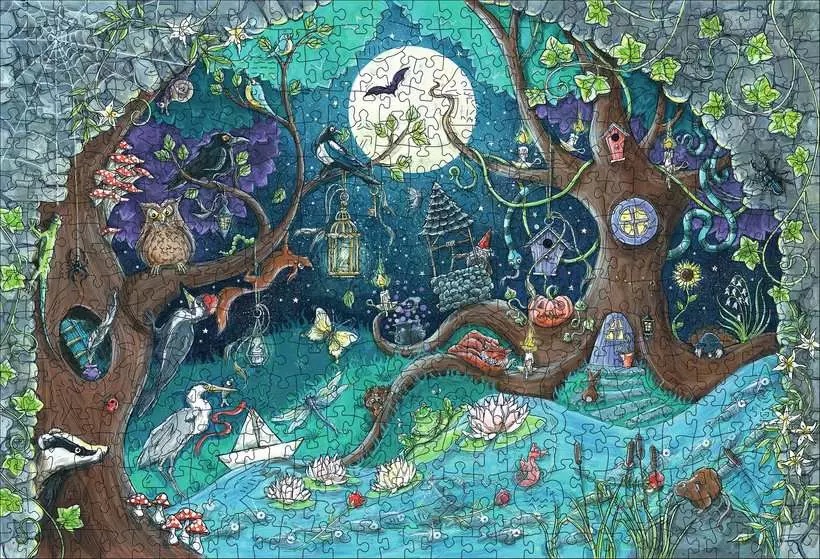 Wooden Puzzles – Fantasy Forest (500 pièces) – Ravensburger