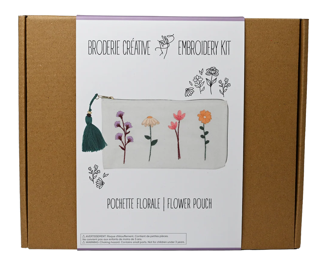 Broderie Créative – Pochette Florale