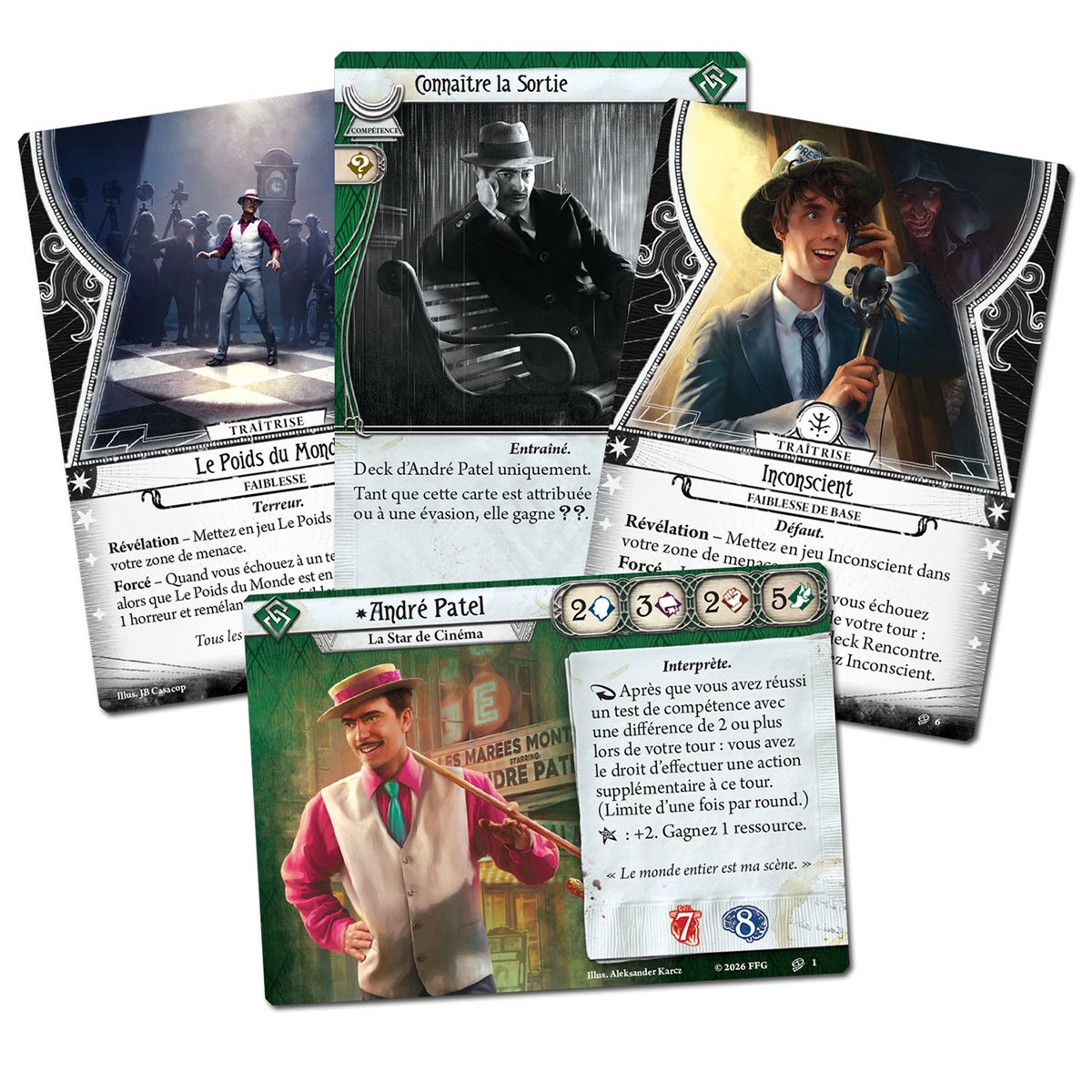 Horreur à Arkham JCE : La Civilisation Oubliée – Extension Investigateurs – Fantasy Flight Games