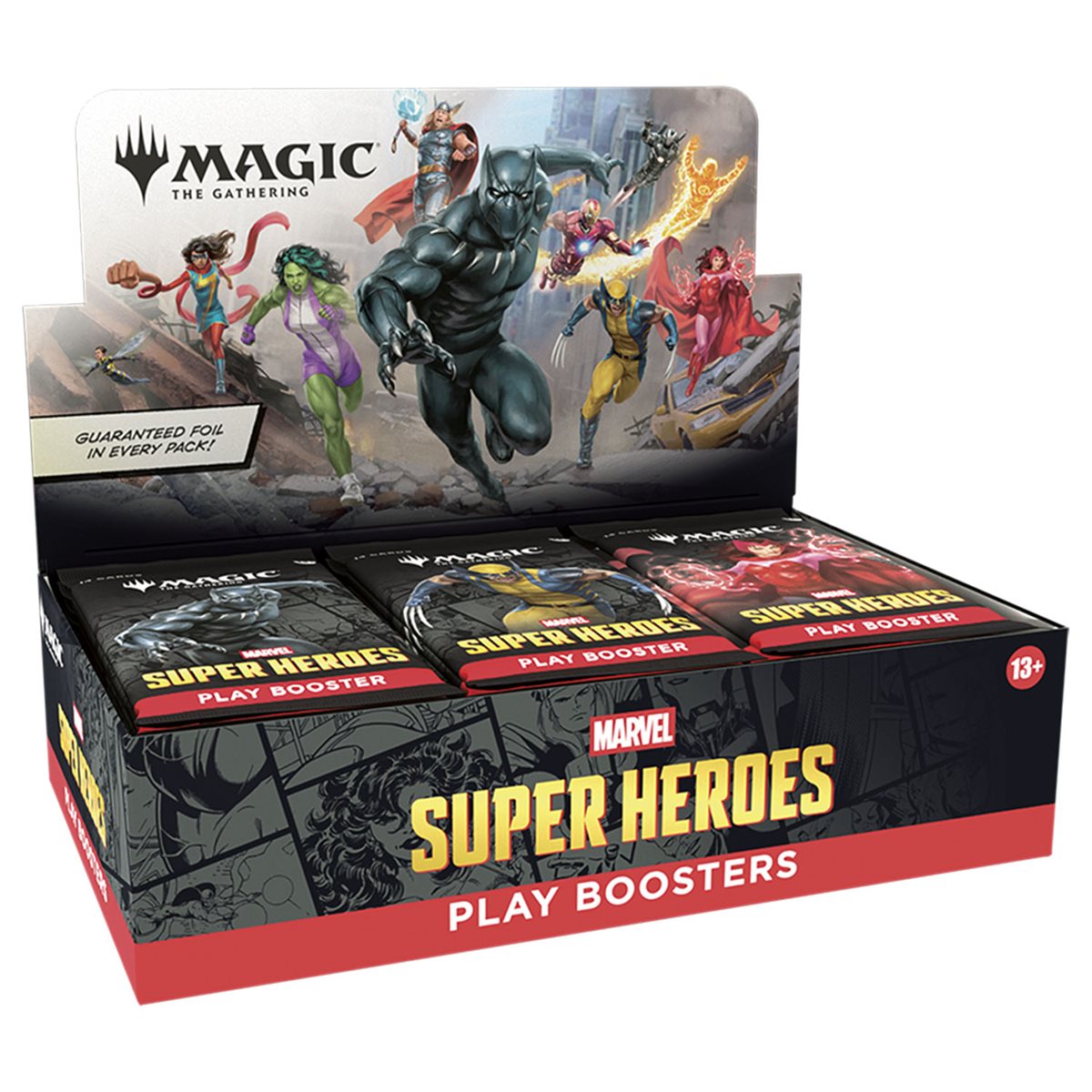 Magic: The Gathering – Marvel Super Heroes -Sealed box of 30 Boosters (VA)