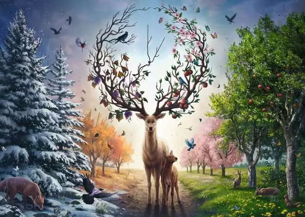 Magical Deer (1000 pièces) – Ravensburger
