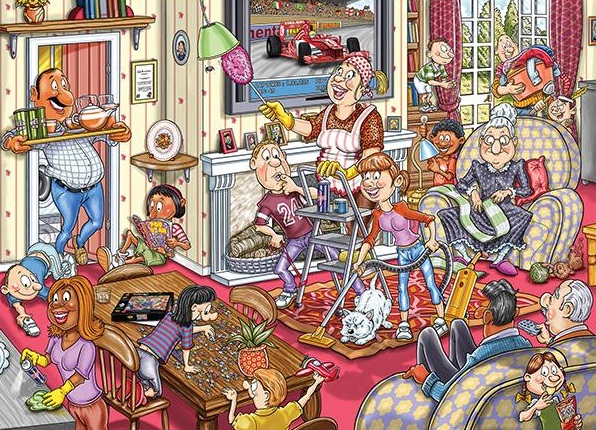 Wasgij Mystery Retro 10 – La Fièvre du Printemps! (1000 pièces) – Jumbo