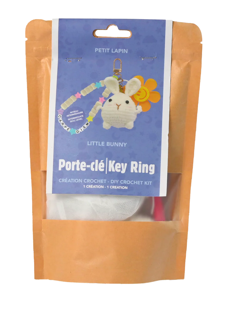 Création Crochet – Porte-clé Petit Lapin