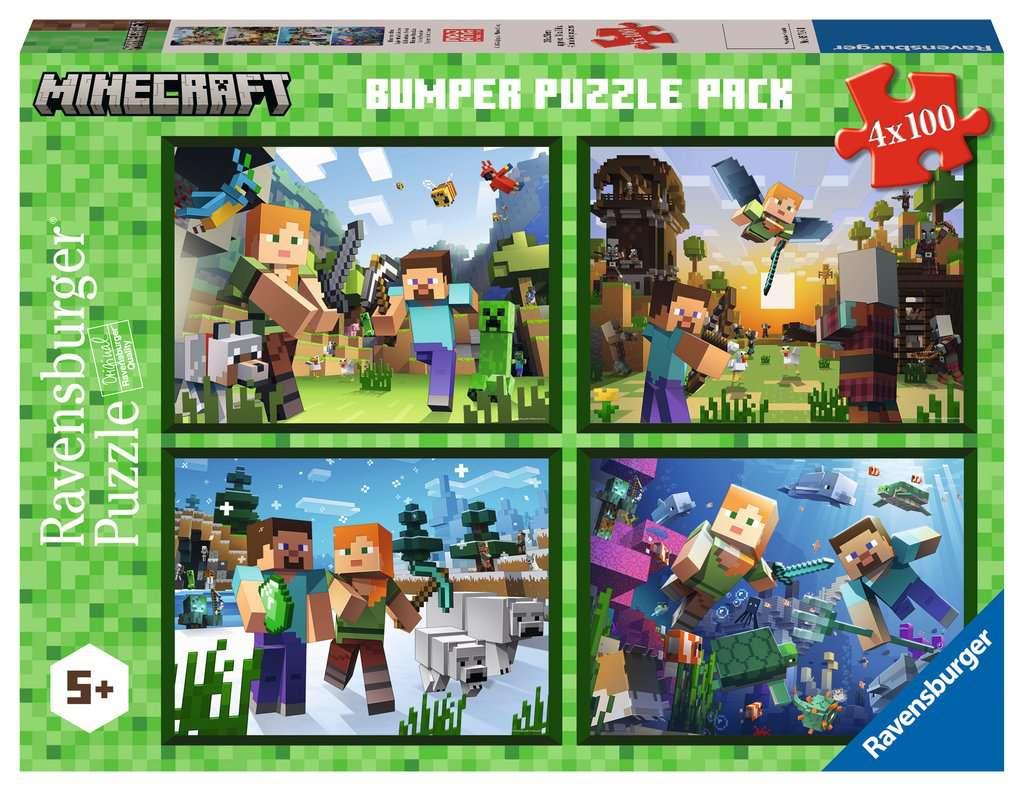 Minecraft: Exploration des biomes (4X100 pièces ) – Ravensburger