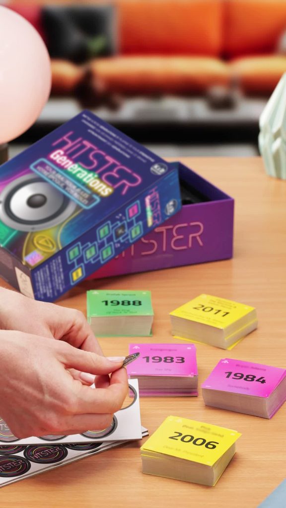 Présentation du jeu Hitster Générations