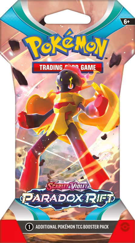 SLEEVED POKEMON SV4 PARADOX RIFT Booster (VA)