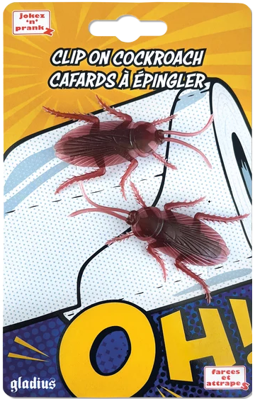 Farces et Attrapes – Cafards à épingler