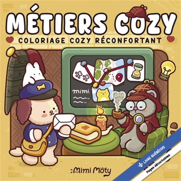 Métiers cozy – Coloriage cozy réconfortant