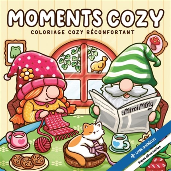 Moments cozy – Coloriage cozy réconfortant
