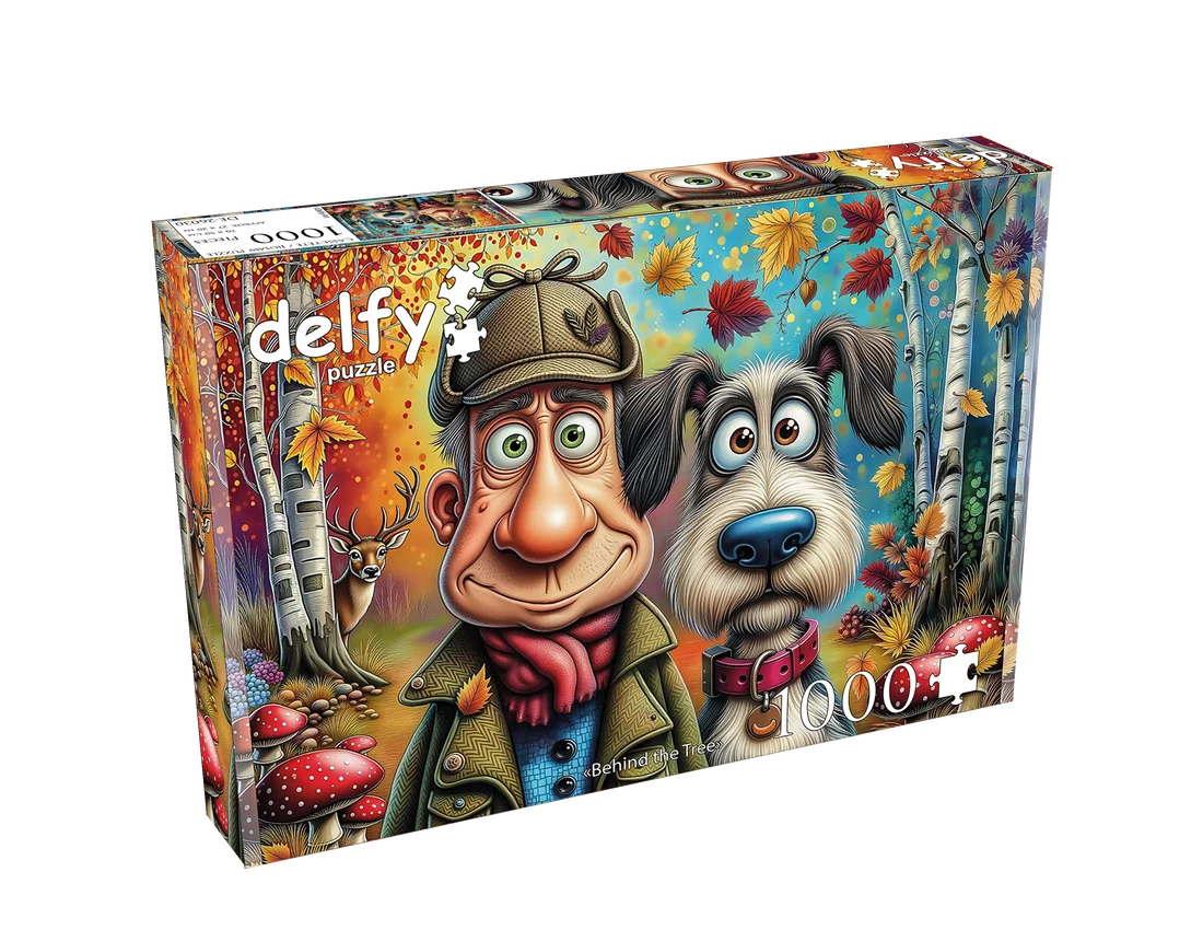 Behind the tree (1000 pièces) – Delfy