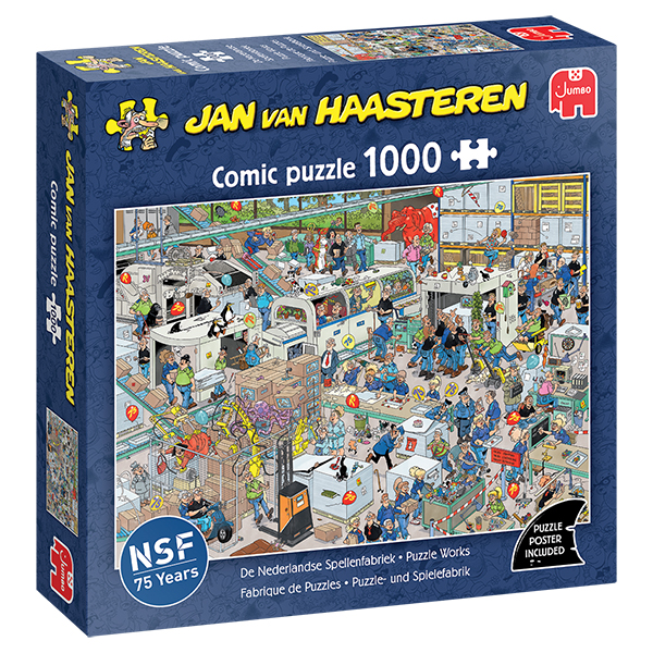 Jan Van Haasteren – Fabrique de puzzles (1000 pièces) – Jumbo