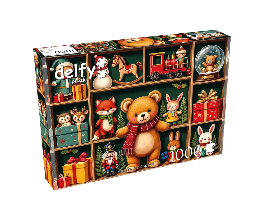 Festive toy Display (1000 pièces) – Delfy
