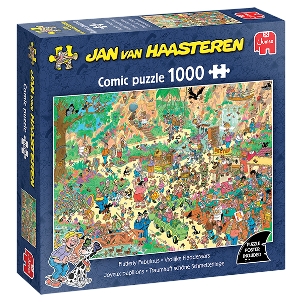 Jan Van Haasteren – Joyeux papillons (1000 pièces) – Jumbo