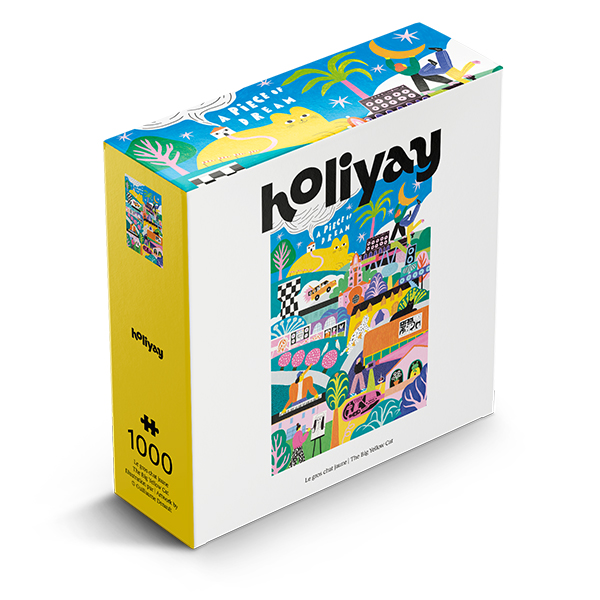 Le gros chat jaune (1000 pièces) – Holiyay