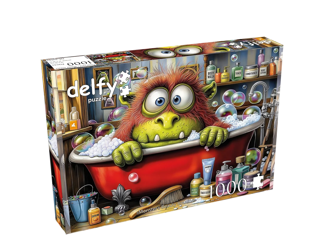 Monster’s beauty routine (1000 pièces) – Delfy