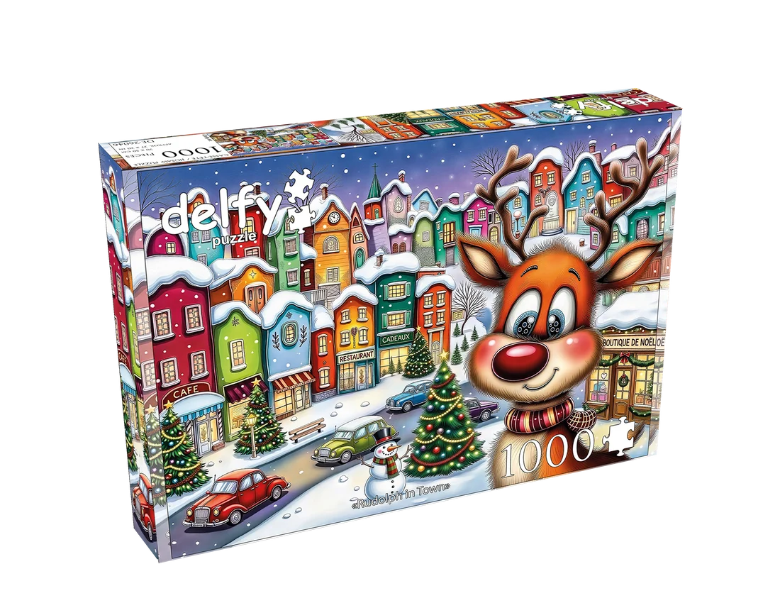 Rudolph in town (1000 pièces) – Delfy