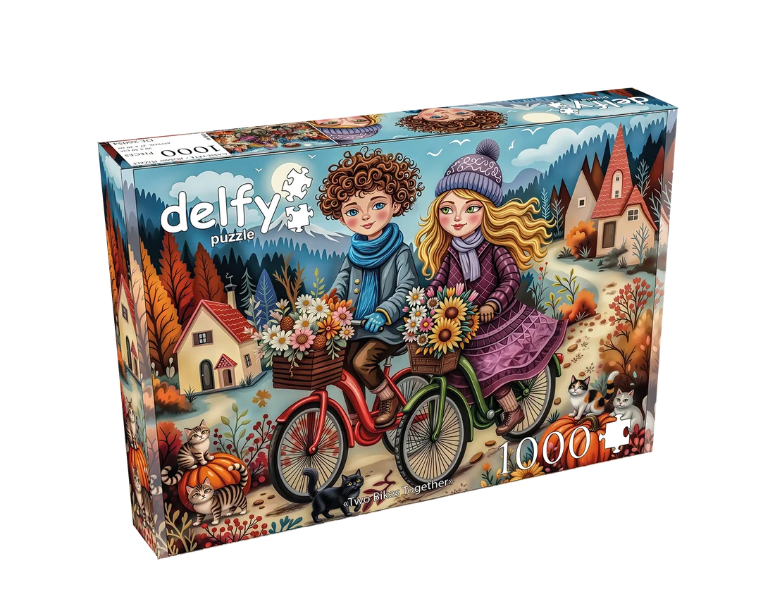 Two bikes together (1000 pièces) – Delfy
