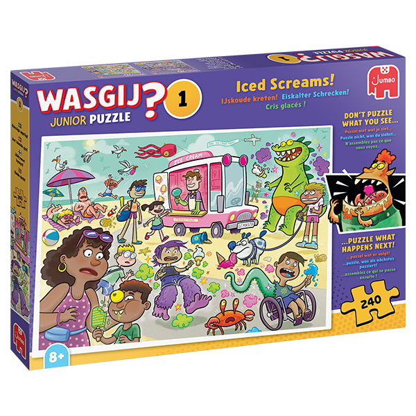 Wasgij Junior 1- Cris glacés ! (240 pièces) – Jumbo