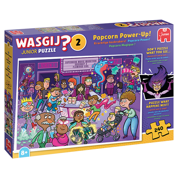 Wasgij Junior 2- Popcorn Magique ! (240 pièces) – Jumbo
